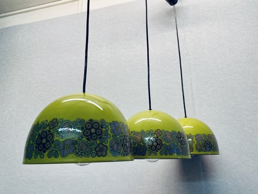 Enamelled Kalas Ceiling Lamp by Kaj Franck & Raija Uosikkinen for Fog & Morup & Araabia, 1970s-PYR-1524256