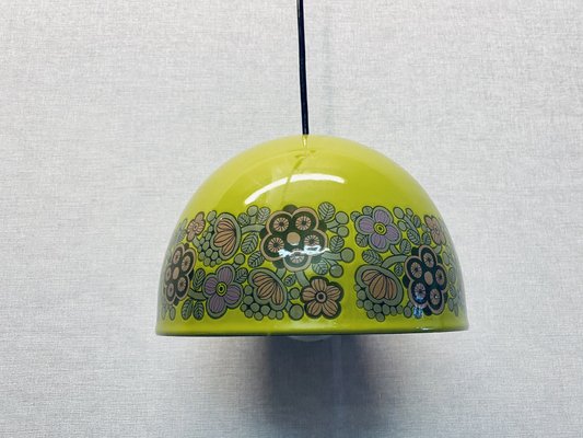 Enamelled Kalas Ceiling Lamp by Kaj Franck & Raija Uosikkinen for Fog & Morup & Araabia, 1970s-PYR-1524256