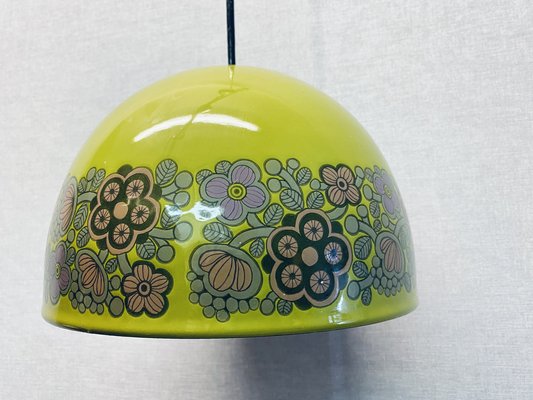 Enamelled Kalas Ceiling Lamp by Kaj Franck & Raija Uosikkinen for Fog & Morup & Araabia, 1970s-PYR-1524256