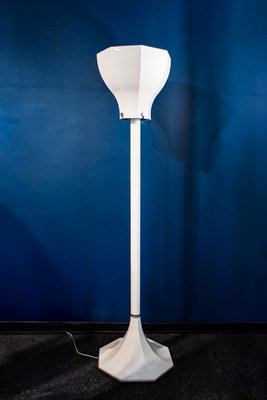 Enamelled Metal Floor Lamp from Pouenat, 1970s-VCV-2016217