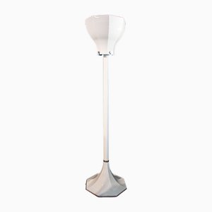 Enamelled Metal Floor Lamp from Pouenat, 1970s-VCV-2016217