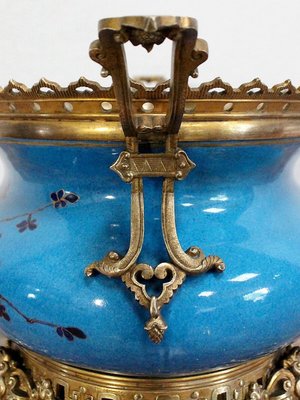 Enamelled Porcelain Planter, Late 19th-Century-RVK-1004453