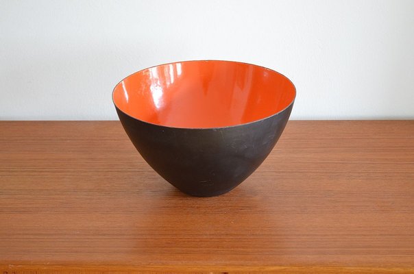 Enamelled Steel Bowl by Herbert Krenche for Torben Ørskov, 1950s-OV-745898