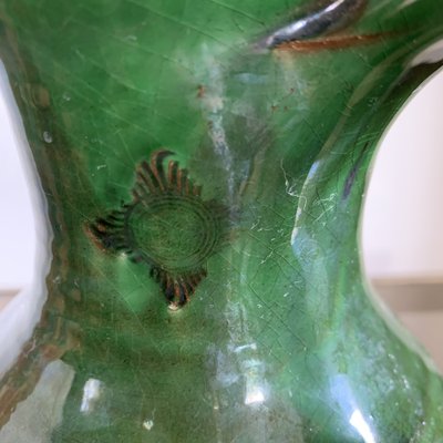 Enamelled Terracotta Carafe Pitcher, 1970s-VBM-1741459