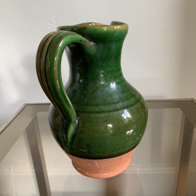 Enamelled Terracotta Carafe Pitcher, 1970s-VBM-1741459