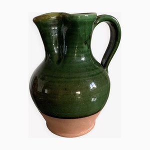 Enamelled Terracotta Carafe Pitcher, 1970s-VBM-1741459