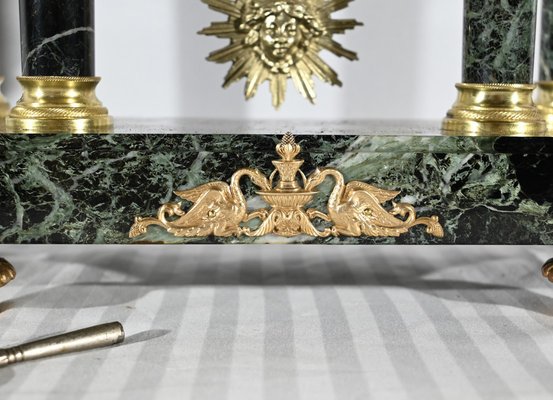 End of 19th Century Regula and Marble Mantel Insert Set, Set of 3-RVK-1792451