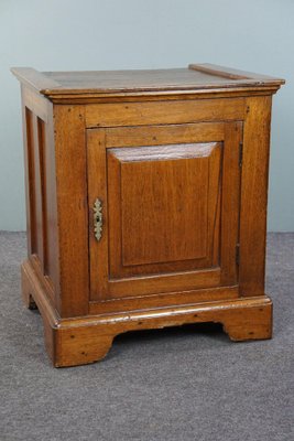 English 1-Door Cabinet or Side Table, Mid-Late 19th Century-HPP-1800831