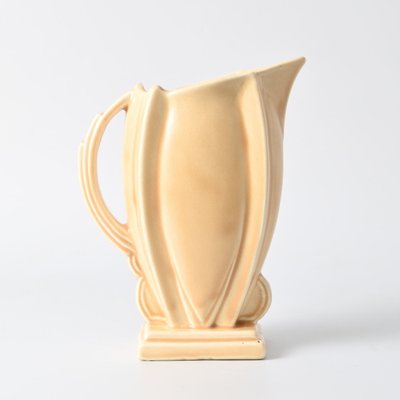 English Art Deco Earthenware Jug from Delcroft, 1930s-IXK-2036004