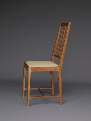 English Arts & Crafts Oak Side Chair. 1930s-ZBW-1354783