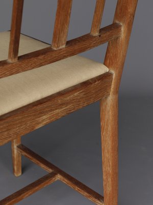 English Arts & Crafts Oak Side Chair. 1930s-ZBW-1354783