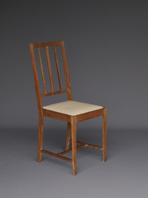 English Arts & Crafts Oak Side Chair. 1930s-ZBW-1354783