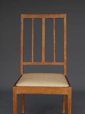 English Arts & Crafts Oak Side Chair. 1930s-ZBW-1354783