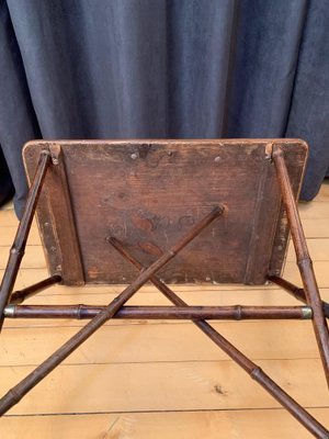 English Bamboo Side Table, 1920s-RTR-838288