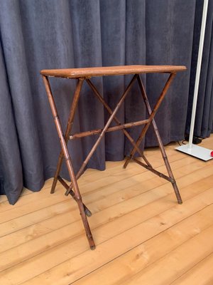 English Bamboo Side Table, 1920s-RTR-838288