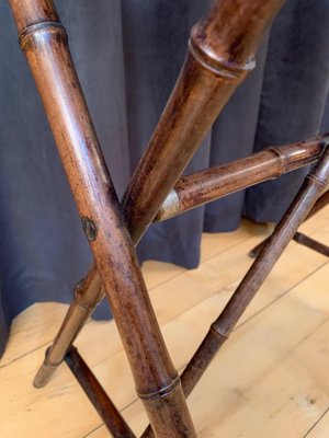 English Bamboo Side Table, 1920s-RTR-838288