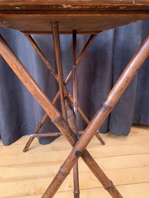 English Bamboo Side Table, 1920s-RTR-838288