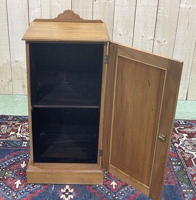 English Bedside Table in Satin Wood, 1930s-QYF-992634