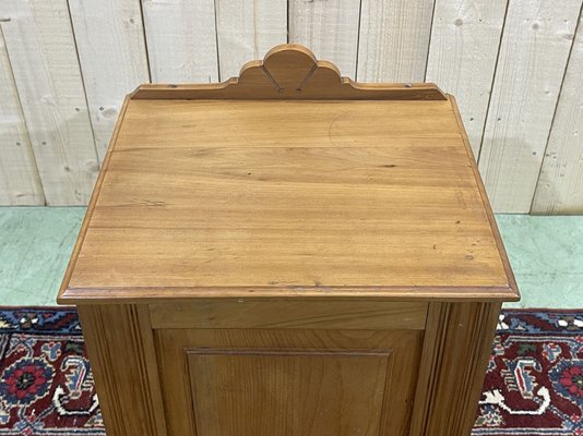 English Bedside Table in Satin Wood, 1930s-QYF-992634