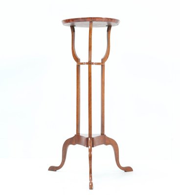 English Burl & Walnut Tripod Table, 19th Century-MY-899874