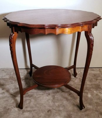 English Chippendale style Wooden Coffee Table, 1920s-QRS-1384457