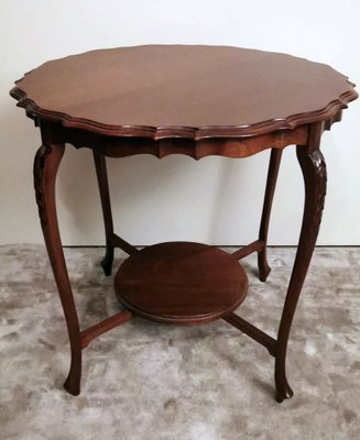 English Chippendale style Wooden Coffee Table, 1920s-QRS-1384457