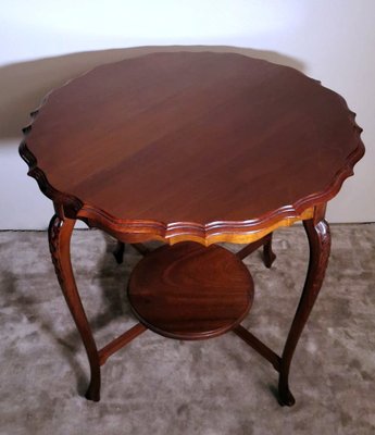 English Chippendale style Wooden Coffee Table, 1920s-QRS-1384457