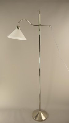 English Chrome Midsummer Floor Lamp, 1960s-KDB-1819962