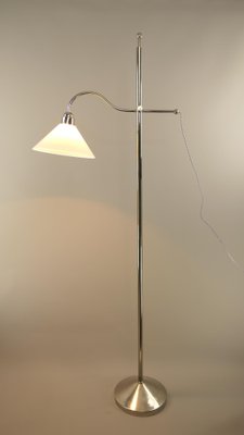 English Chrome Midsummer Floor Lamp, 1960s-KDB-1819962