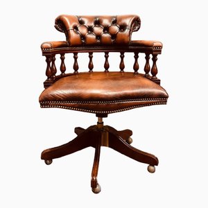 English Classic Westminster Chesterfield Captain Chair-STK-2043477