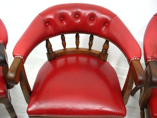 English Club Chairs, 1970s, Set of 4-WVA-1383461