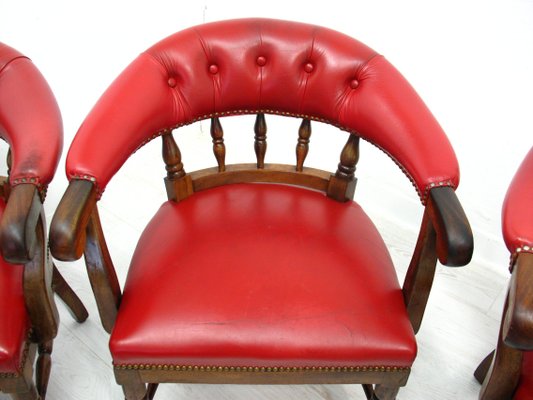 English Club Chairs, 1970s, Set of 4-WVA-1383461