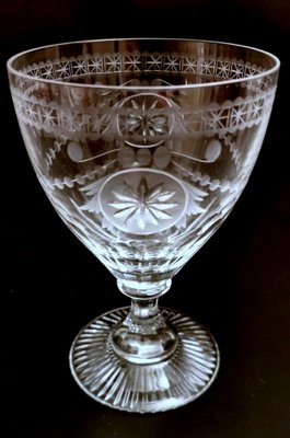 English Crystal Goblet by Yeoward William, 1995-QRS-1385437