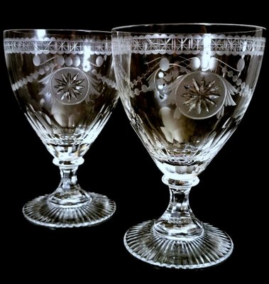 English Crystal Goblets by Yeoward William, 1995, Set of 2-QRS-1385431