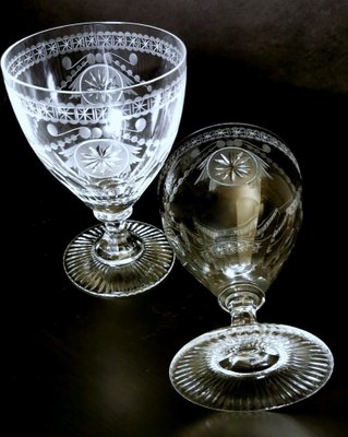 English Crystal Goblets by Yeoward William, 1995, Set of 2-QRS-1385431