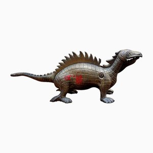 English Dinosaur Shaped Cast Iron Nutcracker, 1930s-QYF-1787868