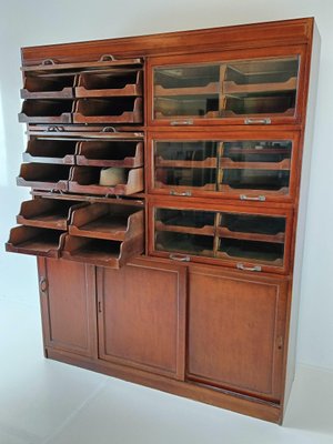 English Display Mahogany Cabinet, 1890s-ZCH-1806744