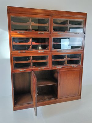 English Display Mahogany Cabinet, 1890s-ZCH-1806744