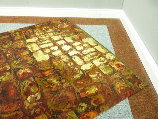 English Flower Power Rug, 1970s-UG-1172039