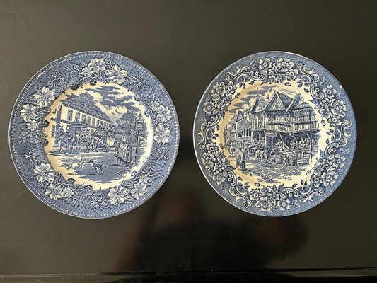 English Ironstone Plates fom Royal Tudor Ware, 1960s, Set of 8-AVC-1703702