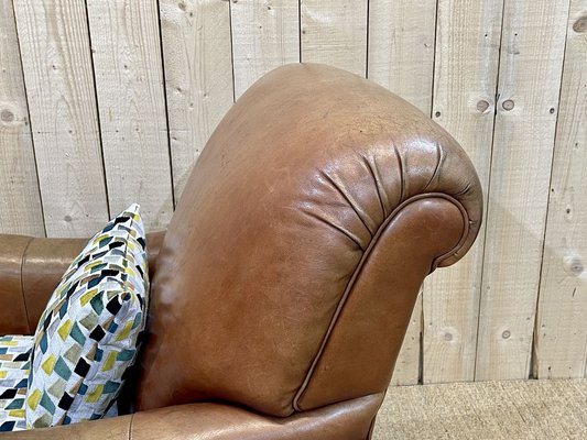 English Leather Armchair from Casamance-QYF-1209519