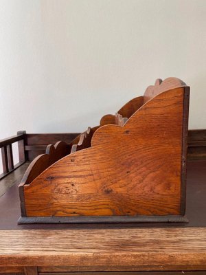 English Letter Holder in Wood-IZA-1744900