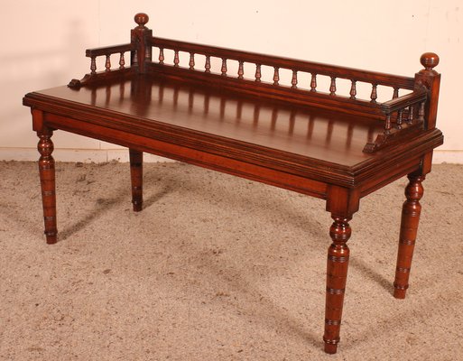 English Mahogany Bench, 1800s-HPU-1290680