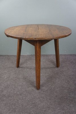 English Pinewood Cricket Table, Late 18th Century-HPP-1781144