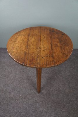 English Pinewood Cricket Table, Late 18th Century-HPP-1781144