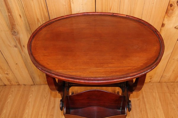 English Revue Door Table in Mahogany, 1890s-KMQ-1783695