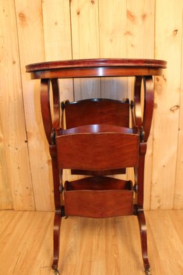 English Revue Door Table in Mahogany, 1890s-KMQ-1783695