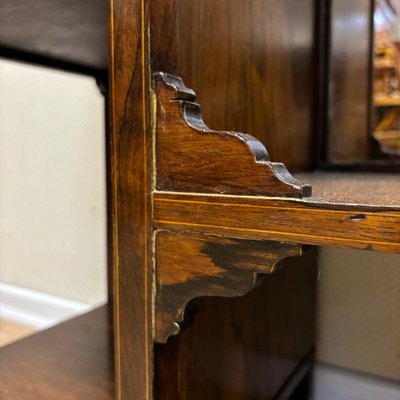 English Sideboard in Rosewood with Boxwood Inlay, 1900-ALF-2033466