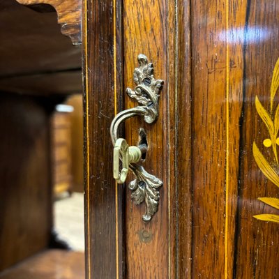 English Sideboard in Rosewood with Boxwood Inlay, 1900-ALF-2033466