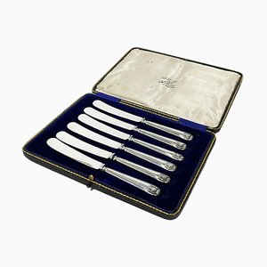 English Silver Butter Knives from Maxfield & Sons Ltd, Sheffield, 1913-UCH-1224222